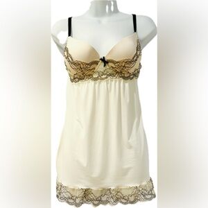 Sissy Boy Ivory & Taupe Chemise
